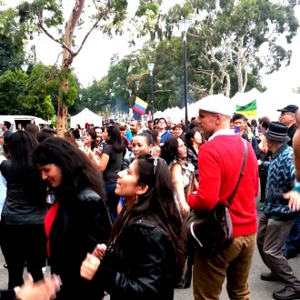 Dancing at the Latin Summer Festival, 2015