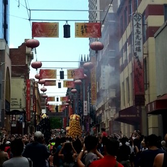 Chinatown, Little Bourke St, Lunar New Year 2015
