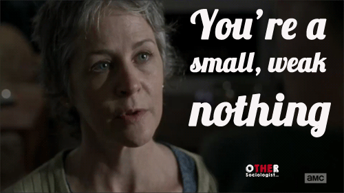 Carol speaks with an exasperated look on her face