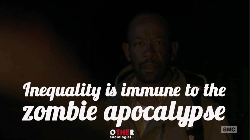 Rick, who is bloodied and battle-worn, faces Morgan