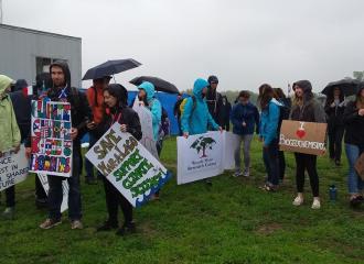 Two dozen researchers from Woods Hole, MA, traveled to the flagship march in Washington, D.C.